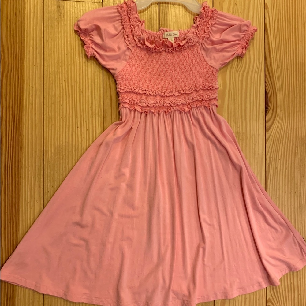 Matilda Jane Pink Ruffle Dress